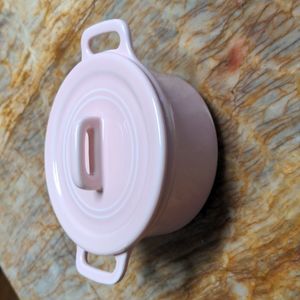 Small pink container bowl